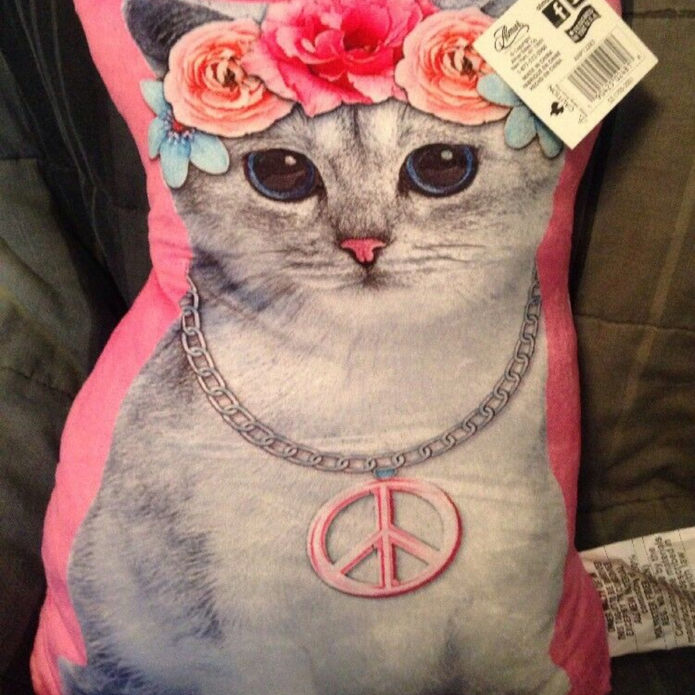 Comfort Cat  Pillow Featured on The Cash Show App